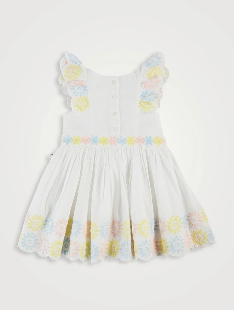 Flower Crochet Cotton Dress