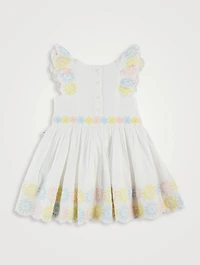 Flower Crochet Cotton Dress