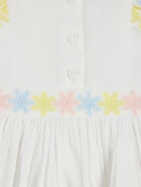 Flower Crochet Cotton Dress