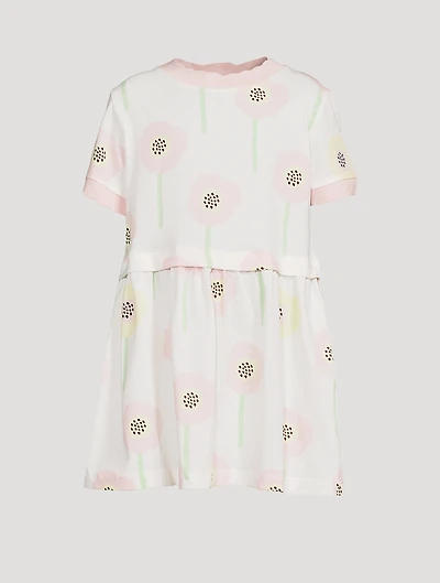Cotton Jersey Dress Floral Print
