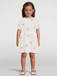 Cotton Jersey Dress Floral Print