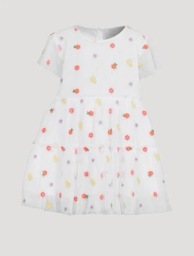 Floral Print Tulle Dress