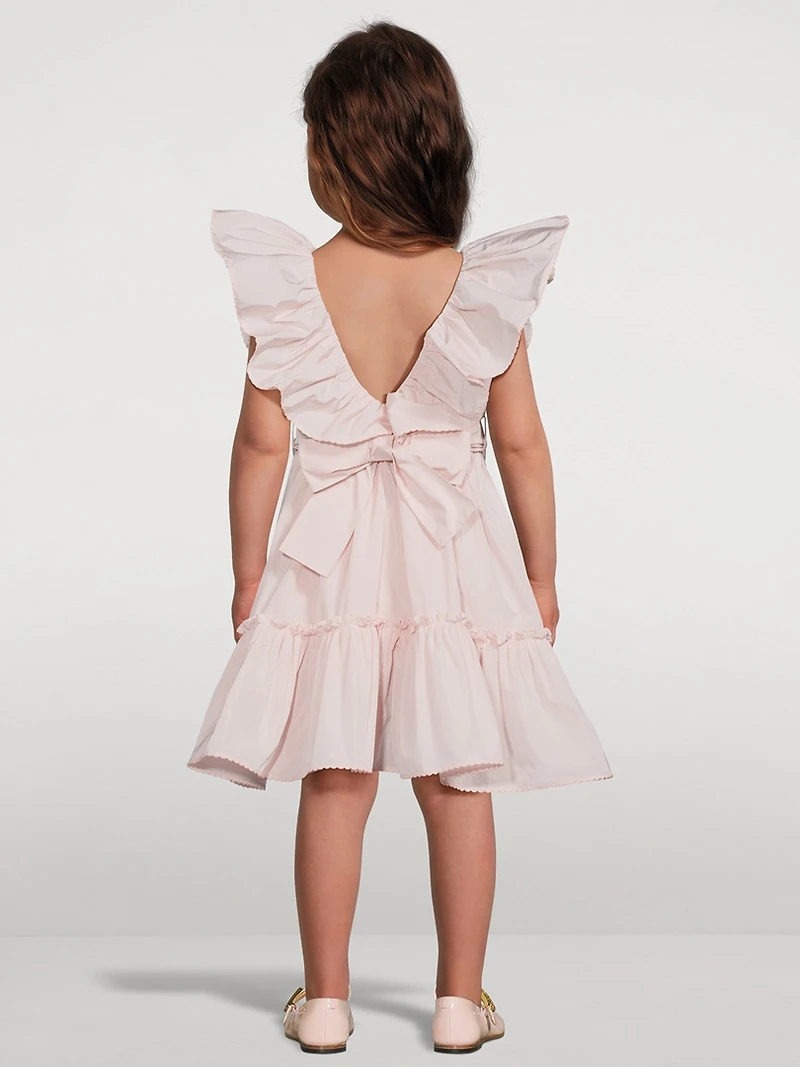 Taffeta Sleeveless Dress