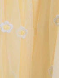 Daisy Embroidery Tulle Dress