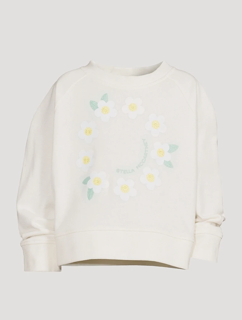 Daisy Cotton Sweatshirt