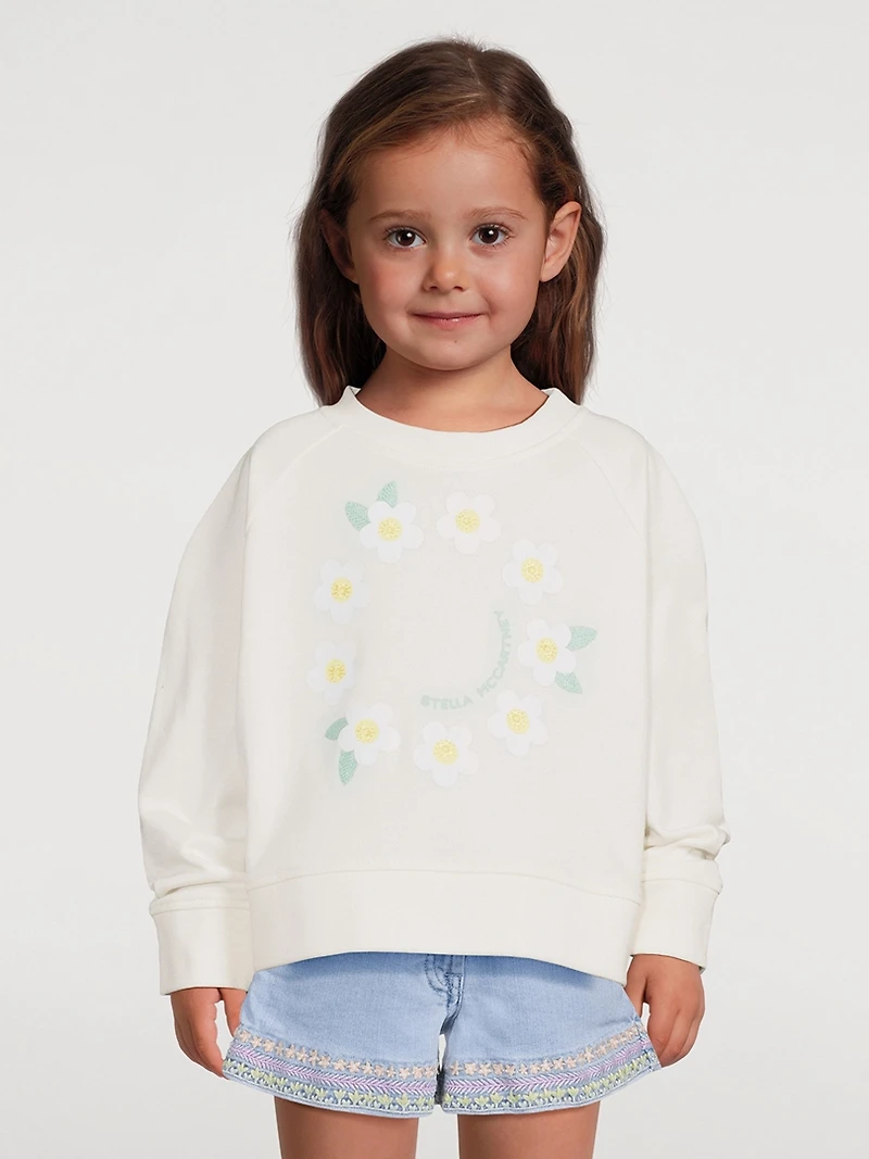 Daisy Cotton Sweatshirt