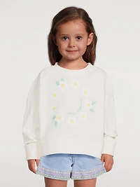 Daisy Cotton Sweatshirt