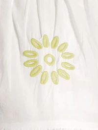 Cotton Skirt With Embroidery