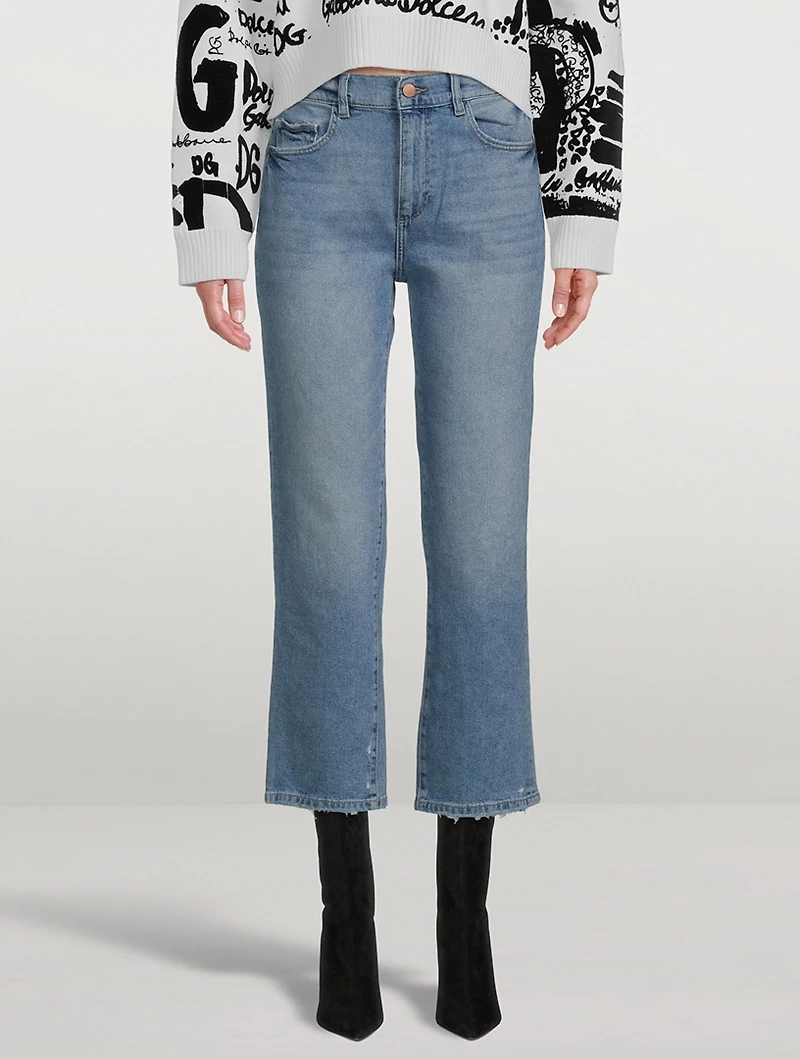 Patti High-Rise Straight Jeans