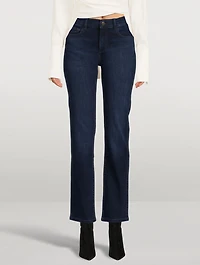 Mara Mid-Rise Straight Jeans