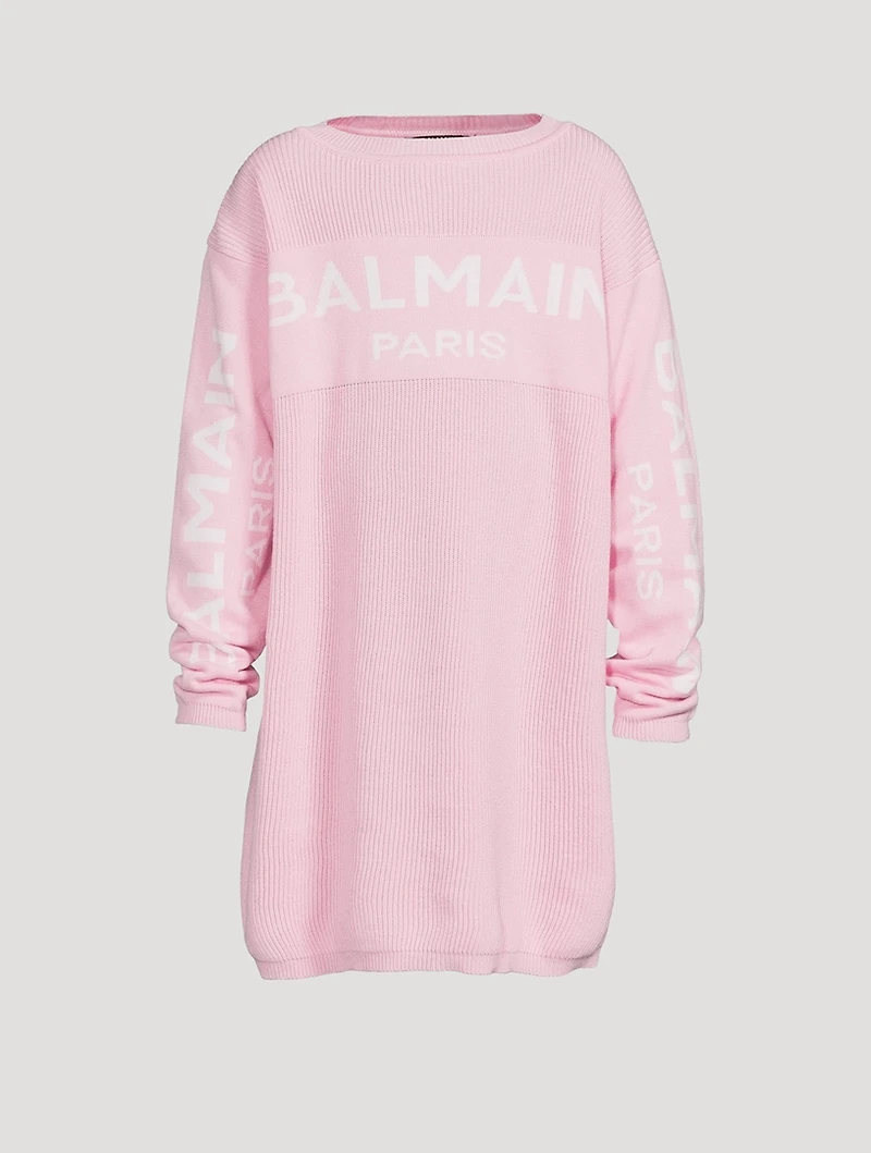 Kids Cotton And Cashmere Sweater Dress