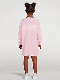 Kids Cotton And Cashmere Sweater Dress