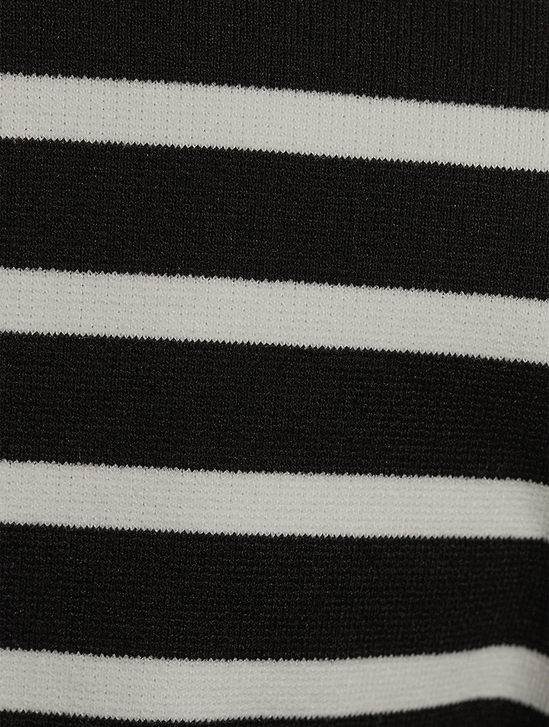 Kids Short-Sleeve Dress Striped Print