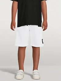Jersey Shorts With Logo Embroidery