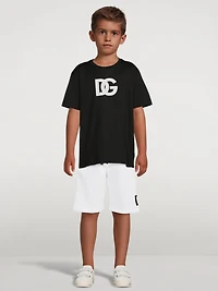 Jersey Shorts With Logo Embroidery