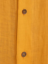 Linen Long A-Line Shirt