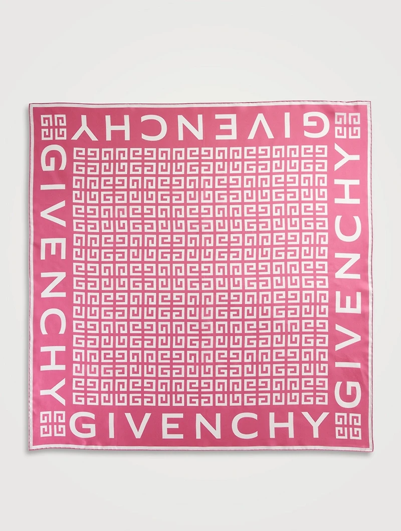 4G Monogram Silk Scarf