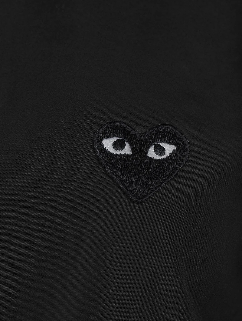 Small Embroidered Heart Poplin Shirt