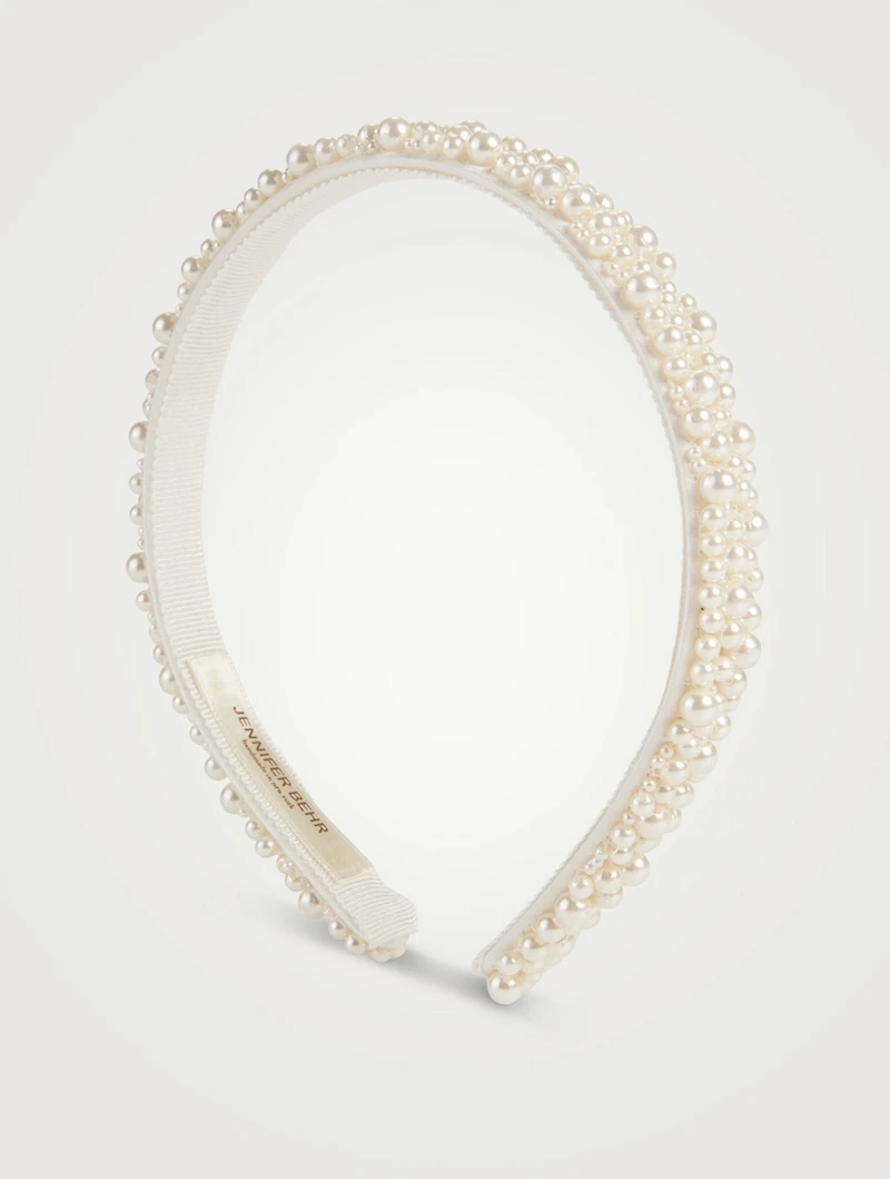 Bria Faux Pearl Headband