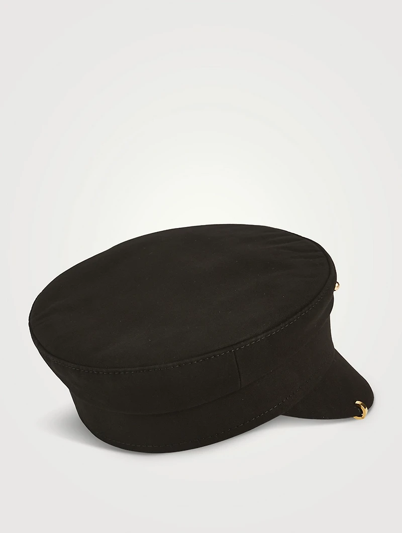 Pierced Baker Boy Cap