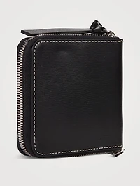 Banner Leather Necklace Wallet