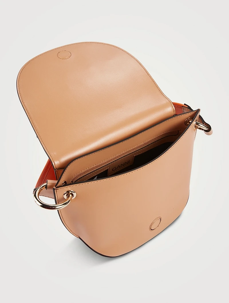 Banner Raffia Saddle Bag