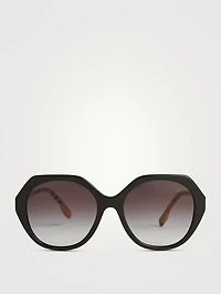 BE4375 Vanessa Round Sunglasses