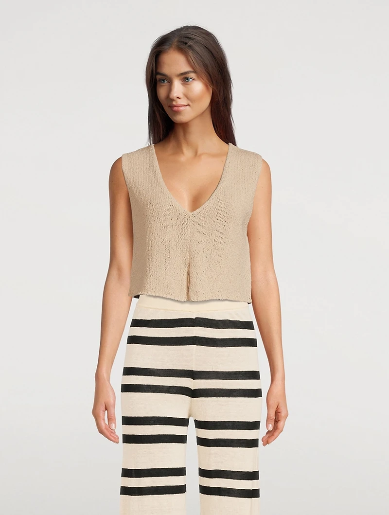 Knit Sleeveless Top