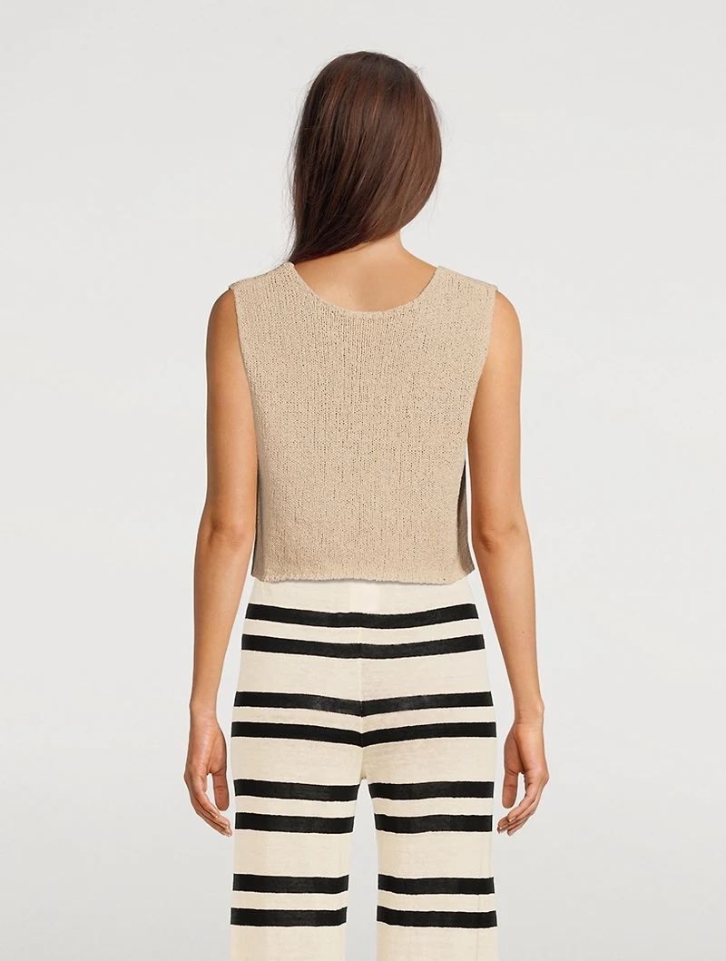 Knit Sleeveless Top