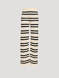 Organic Linen Blend Knit Pants