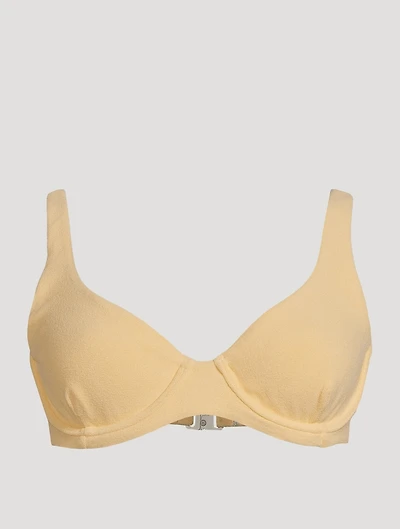 Terry Bra Cup Swim Top