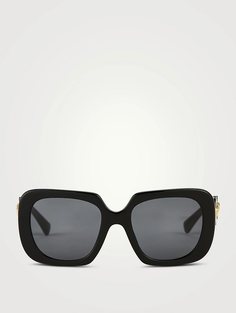 Double Medusa Square Sunglasses