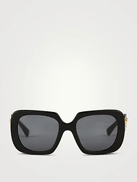Double Medusa Square Sunglasses