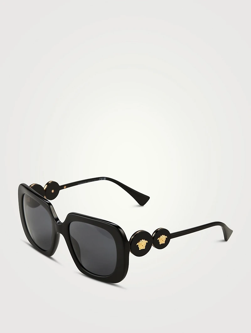 Double Medusa Square Sunglasses