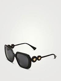 Double Medusa Square Sunglasses