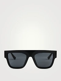 90s Vintage Logo Square Sunglasses