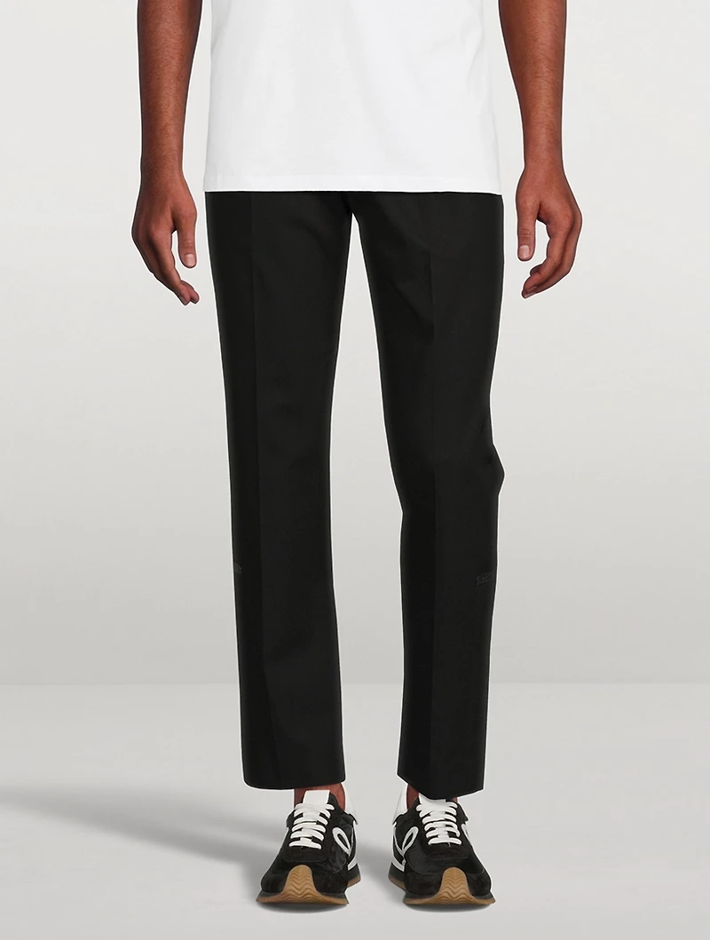 Cotton Slim-Fit Pants
