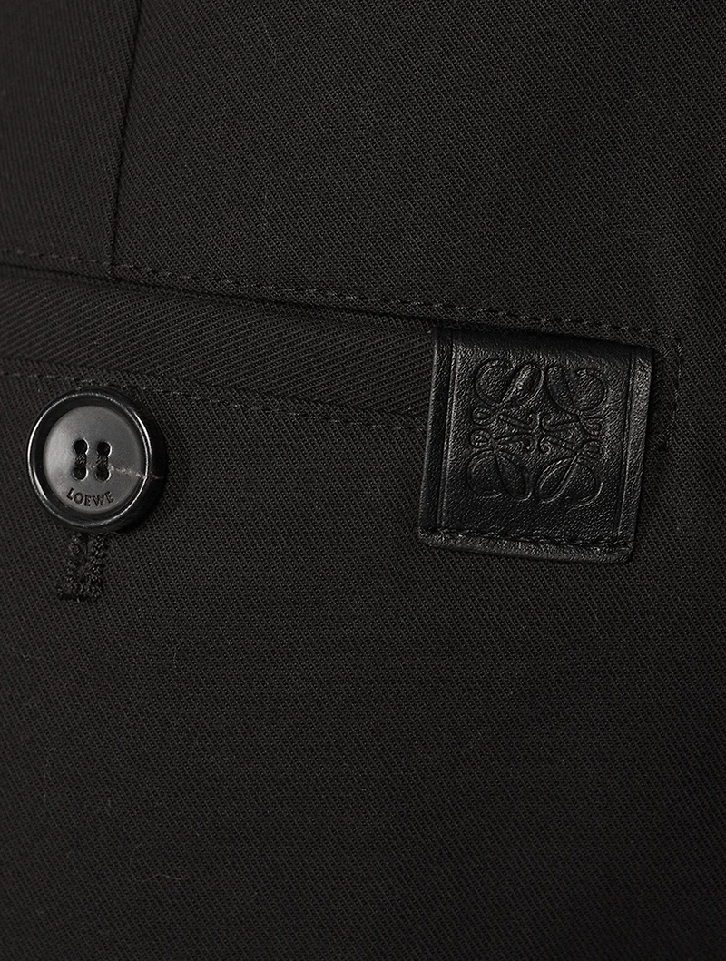 Cotton Slim-Fit Pants