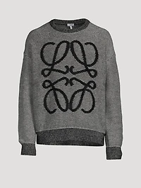 Anagram Wool Jacquard Sweater