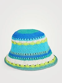Cotton Crochet Bucket Hat
