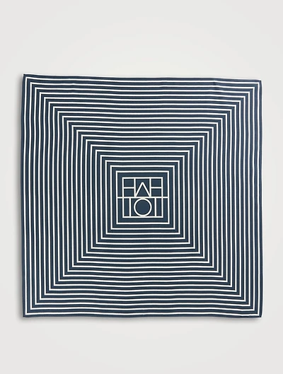 Silk Signature Monogram Scarf