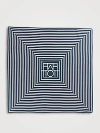 Silk Signature Monogram Scarf