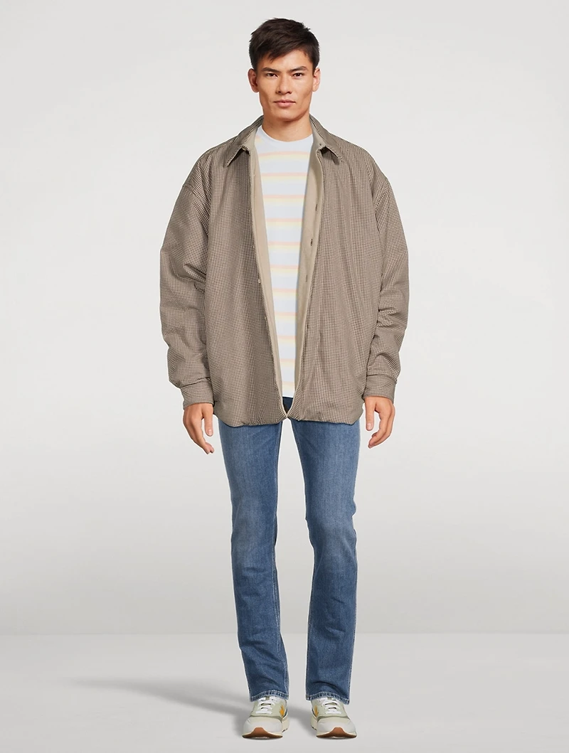 Tattersall And Fleece Reversible Jacket