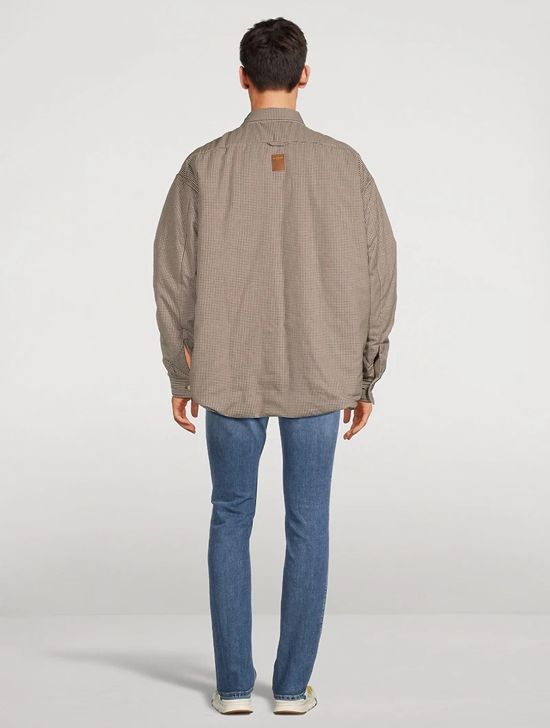 Tattersall And Fleece Reversible Jacket