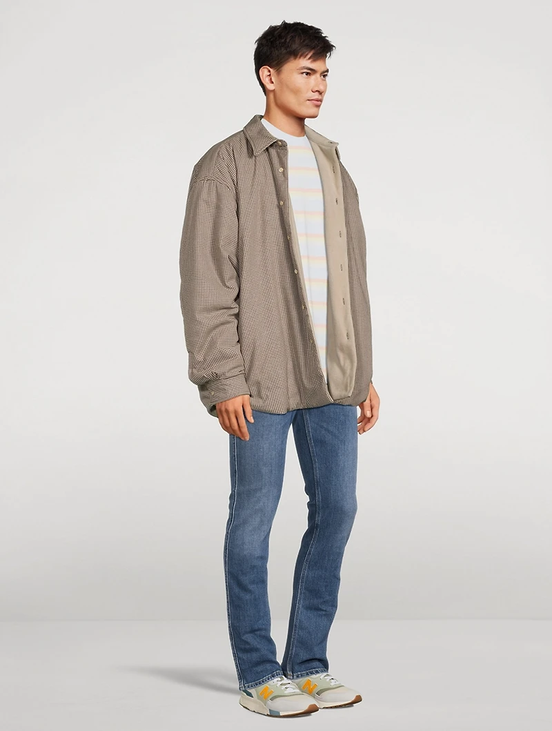Tattersall And Fleece Reversible Jacket