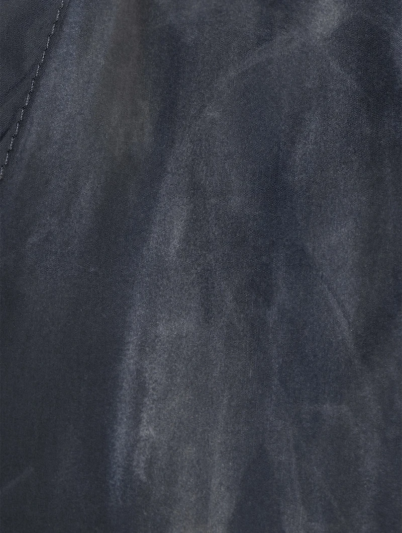 Nylon Printed Jacket With Hood
