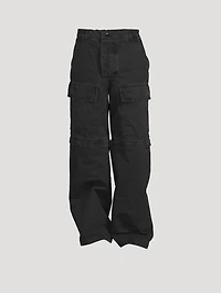 Convertible Straight-Leg Pants