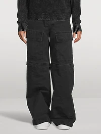 Convertible Straight-Leg Pants