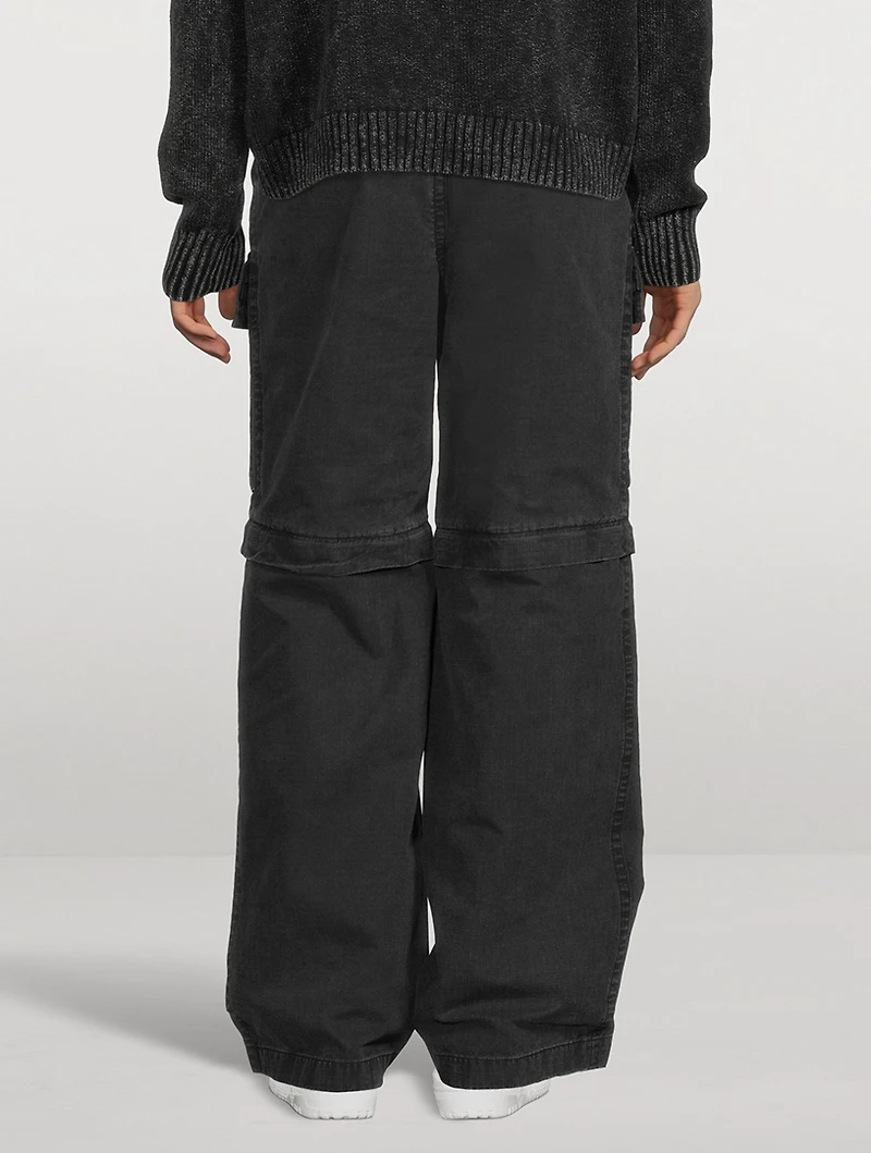 Convertible Straight-Leg Pants