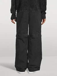 Convertible Straight-Leg Pants